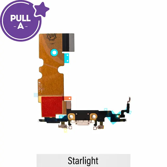 Charging Port Flex Cable for iPhone SE (2022) (PULL-A)-Starlight