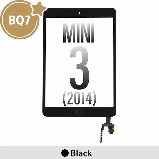 BQ7 Touch Screen Digitizer with IC Connector for iPad Mini 3 (2014)-Black