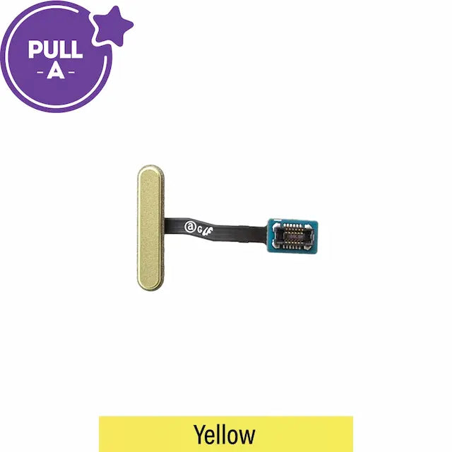 Power & Fingerprint Reader Flex Cable for Samsung Galaxy S10 E G970-Canary Yellow (PULL-A)