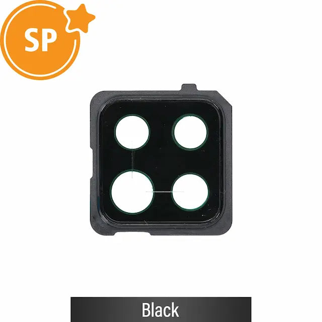Rear Camera Lens Back Glass Cover for Samsung Galaxy A42 5G A426B GH98-45934A (Service Pack)-Black
