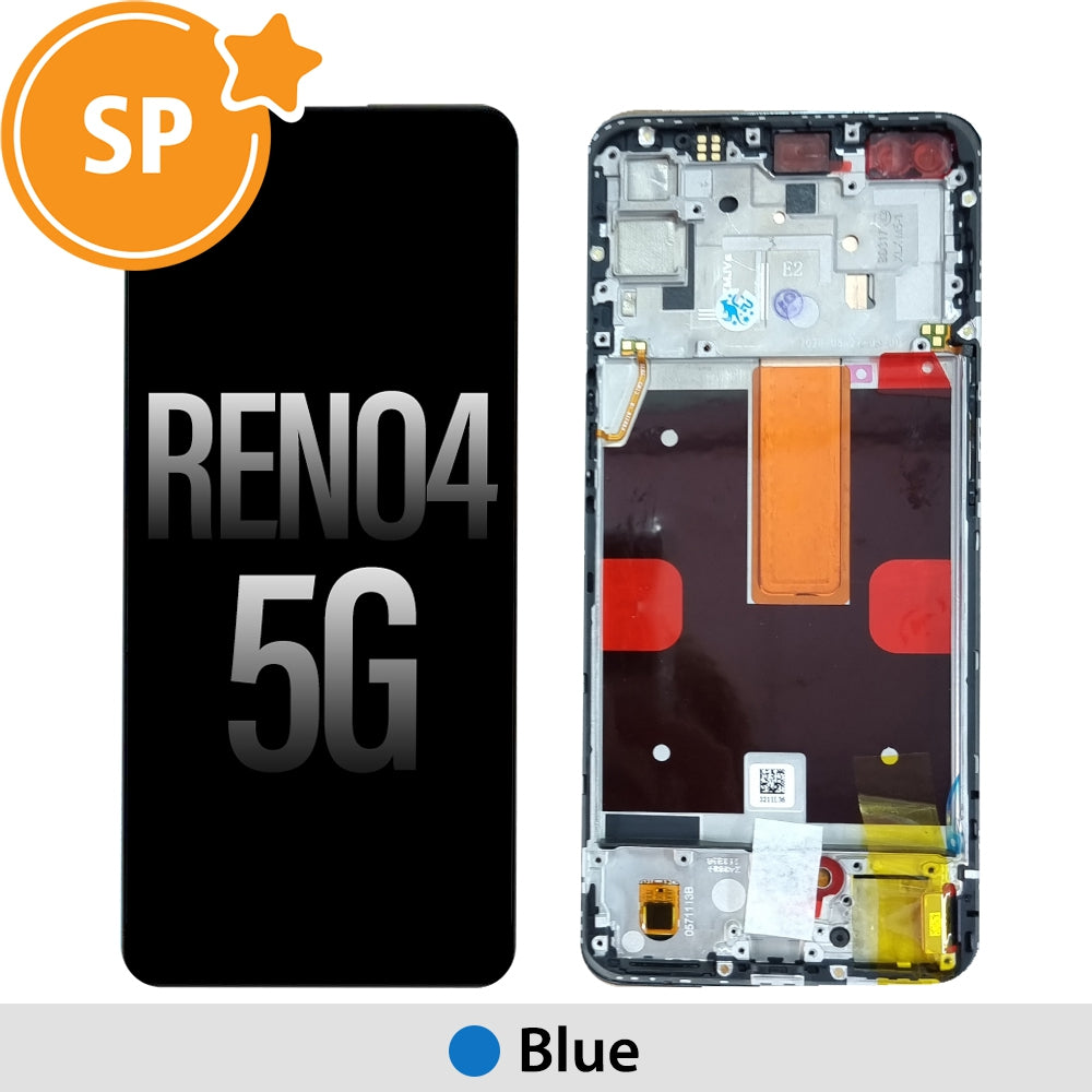 OLED Screen Replacement with Frame for OPPO Reno4 5G (Service Pack)