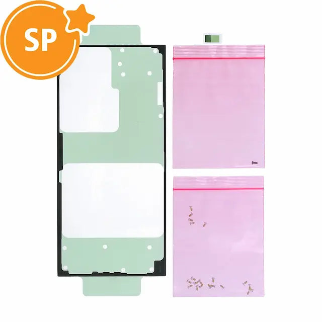 Back Cover Adhesive / Sticker Rework Kit for Samsung Galaxy S24 Ultra S928B GH82-33392A (Service Pack)