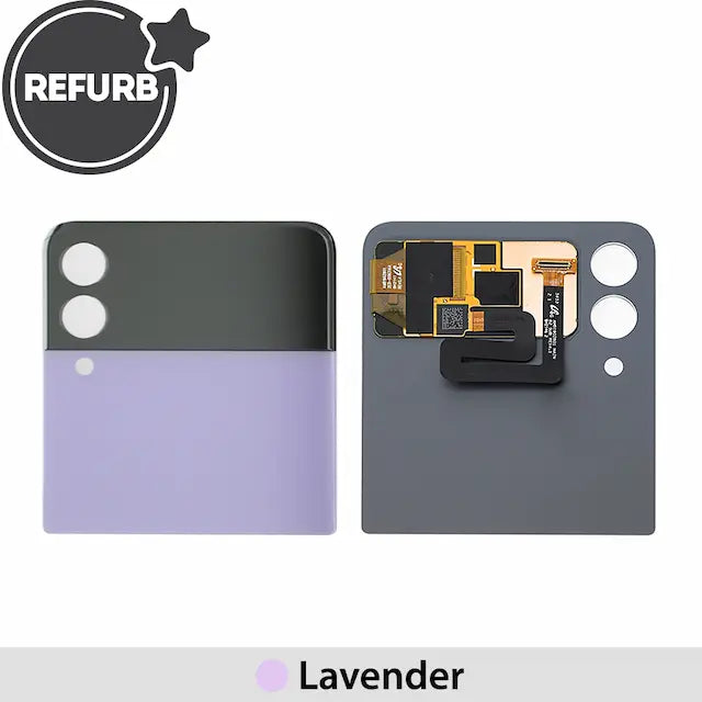 REFURB Outer OLED Screen Replacement for Samsung Galaxy Z Flip3 5G F711B-Lavender
