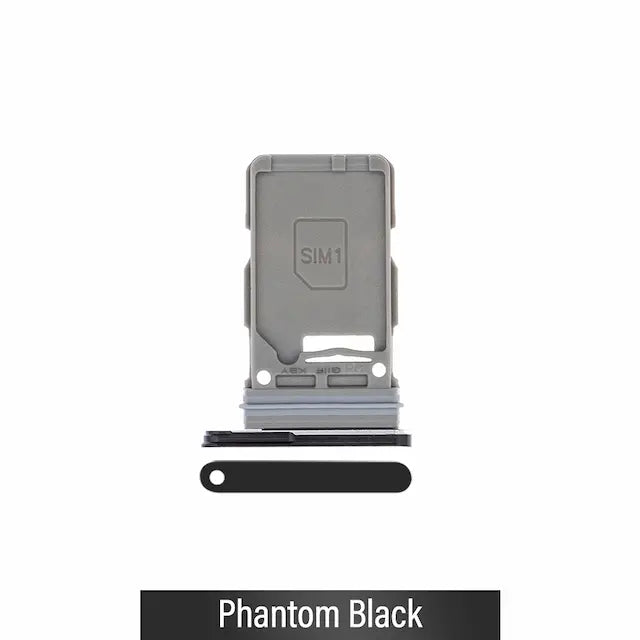 Single SIM Card Tray for Samsung Galaxy S21 Ultra 5G G998-Phantom Black