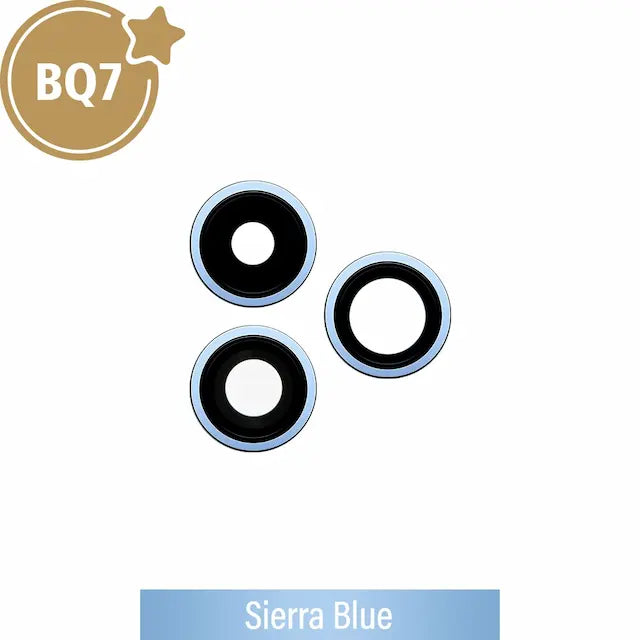 BQ7 Rear Camera Lens With Bracket for iPhone 13 Pro / 13 Pro Max-Sierra Blue