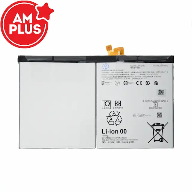 Replacement Battery 9800mAh For Samsung Galaxy Tab S10 Plus / S10 FE+ X820 / X826 / X620 / X626 (AMPLUS)