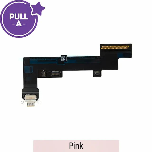 Charging Port with Flex Cable for iPad Air (2022) (Wi-Fi + Cellular) (PULL-A)-Pink
