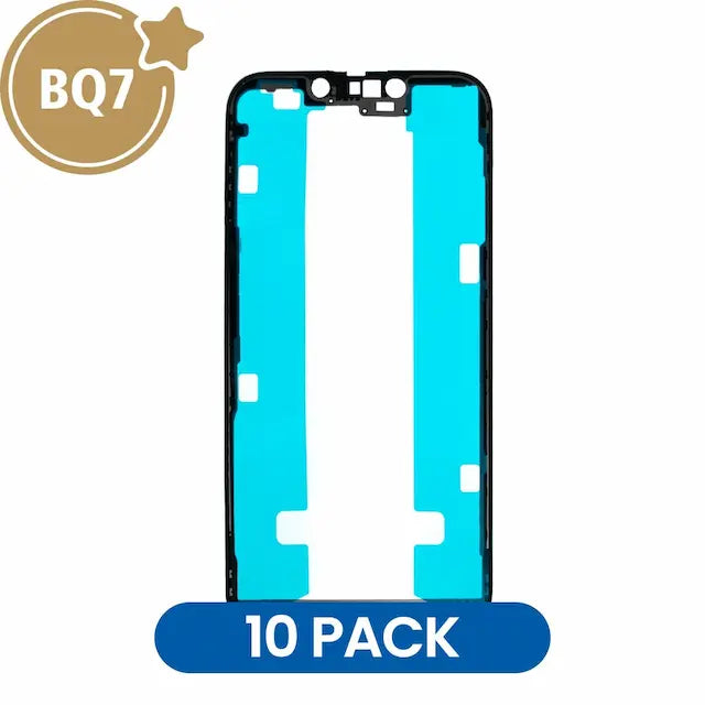 Front LCD Screen Bezel Frame With 3M Glue for iPhone 13 Pro (BQ7) (Pack of 10)