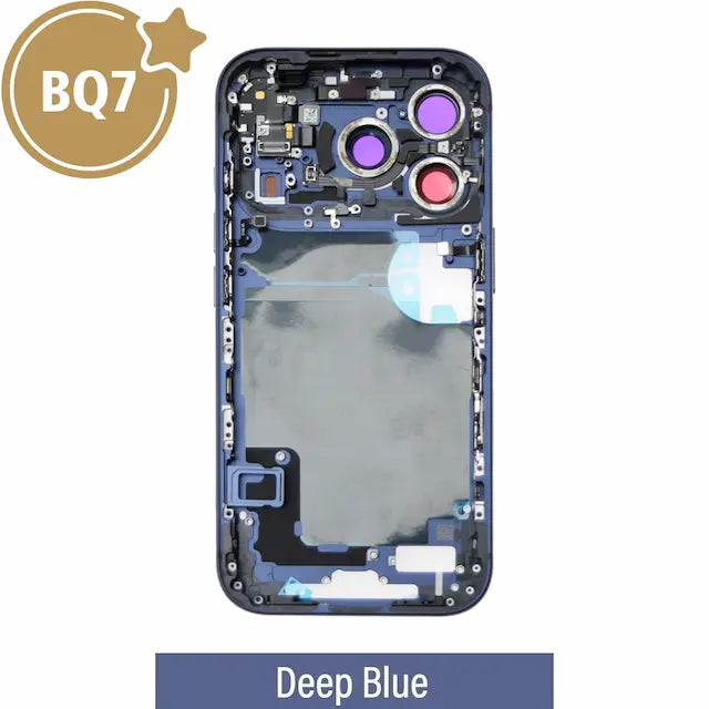 Mid-Frame Housing for iPhone 17 Pro-Deep Blue (With SIM Tray Version) (BQ7)