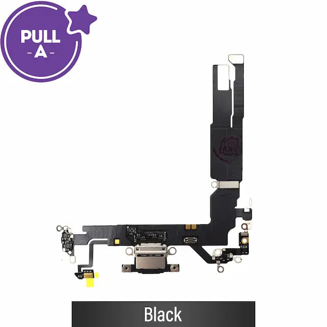 Charging Port for iPhone 17 (PULL-A)-Black