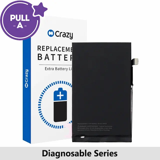 iPhone 16 Plus Diagnosable Replacement Battery with Adhesive Strips 4674mAh (PULL-A) (SOH 99% to 100%)
