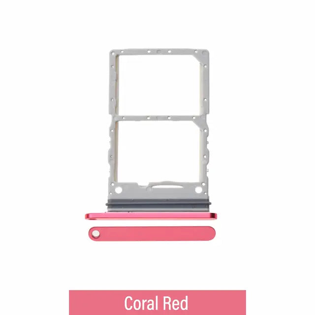 Dual SIM Card Tray for Samsung Galaxy Z Flip7 5G F766B-Coral Red