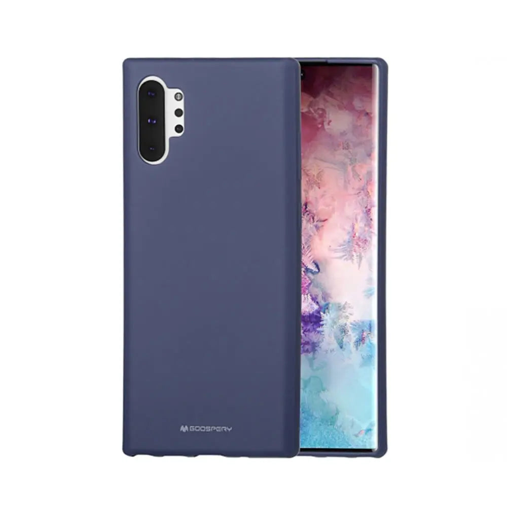 Mercury Soft Feeling Jelly Case for Samsung Galaxy Note10+-Black
