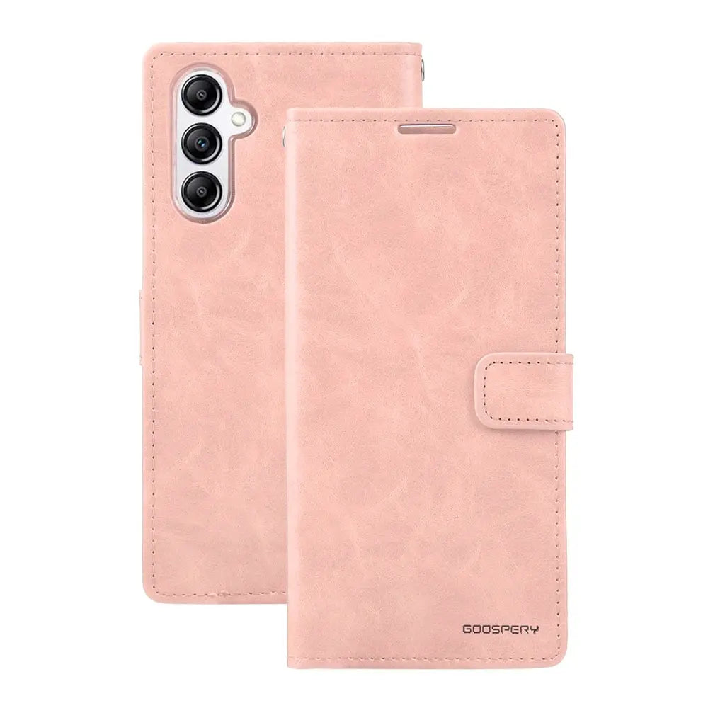 Mercury Blue Moon Diary Cover Case for Samsung Galaxy A26 5G-Rose Gold