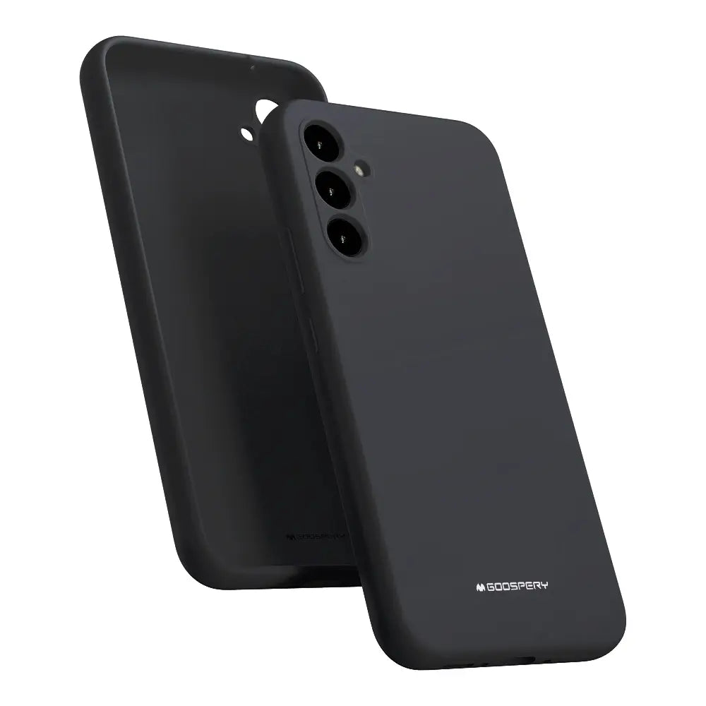 Mercury Silicone Case Cover for Samsung Galaxy A17 5G-Black