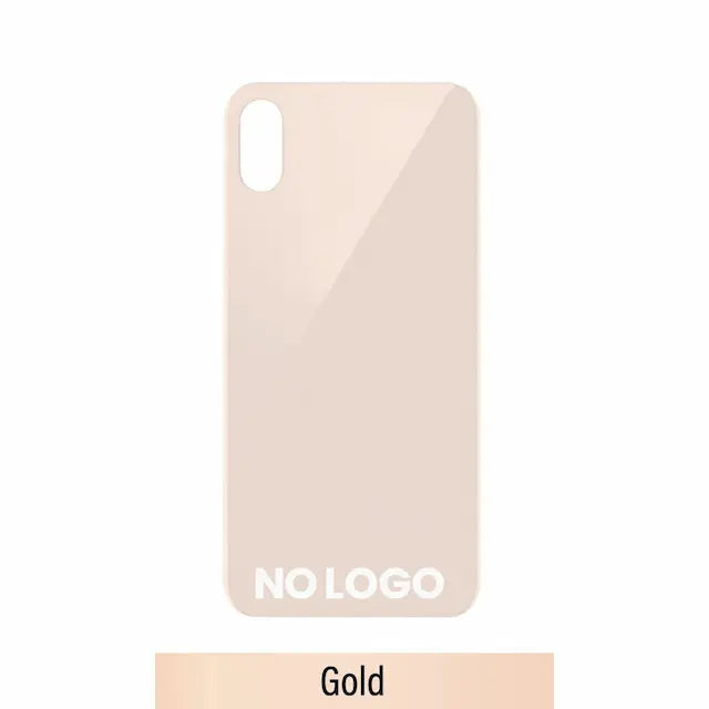 Rear Glass With 3M Adhesive Replacement for iPhone XS (NO LOGO)-Gold