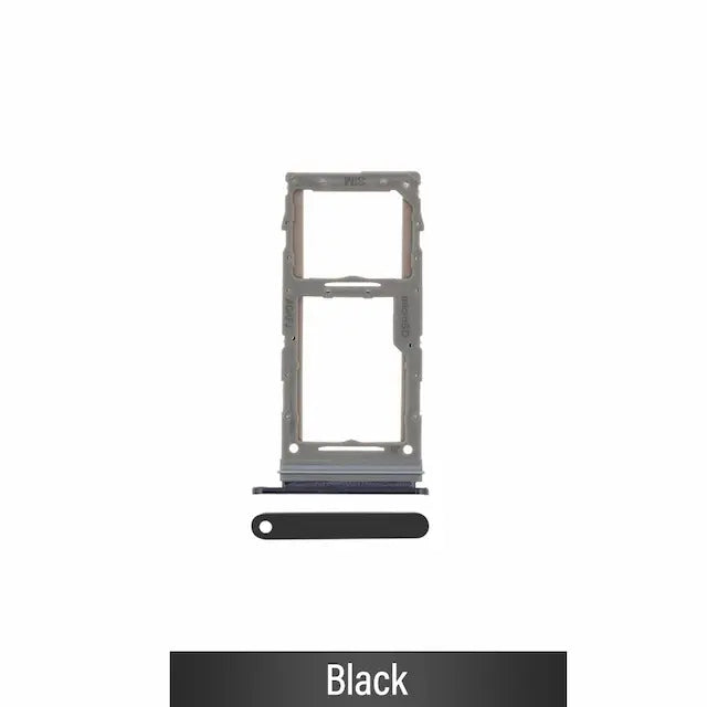 Single SIM Card Tray for Samsung Galaxy A71 5G A716B-Black
