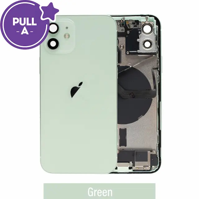Rear Housing with Full Set Parts for iPhone 12-Green (PULL-A)