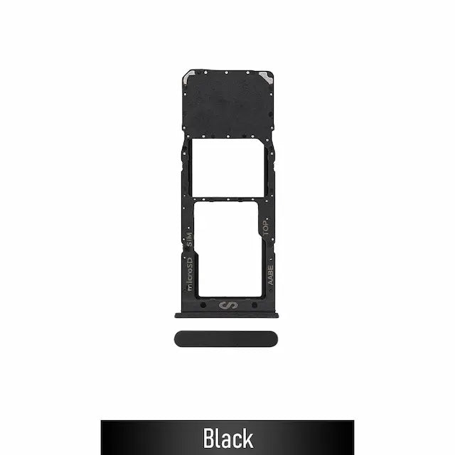 Single SIM Card Tray for Samsung Galaxy A12 A125F-Black