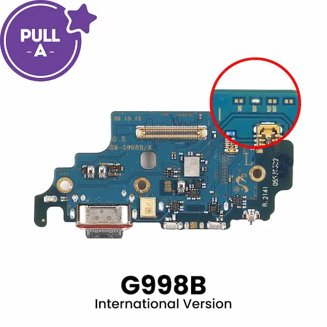 Charging Port Board for Samsung Galaxy S21 Ultra G998B (International Version) (PULL-A)