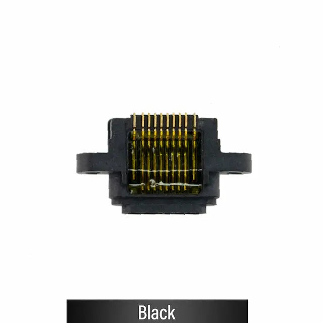 Charging Port Connector for iPad 5 (2017) / 6 (2018) / 10.2 (2019) / (2020) / (2021)-Black