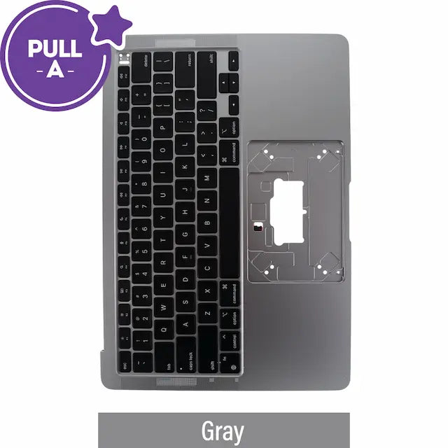 Top Case With Keyboard & Touch Bar For MacBook Air 13" A2337 (2020) (US Keyboard) (PULL-A)-Gray