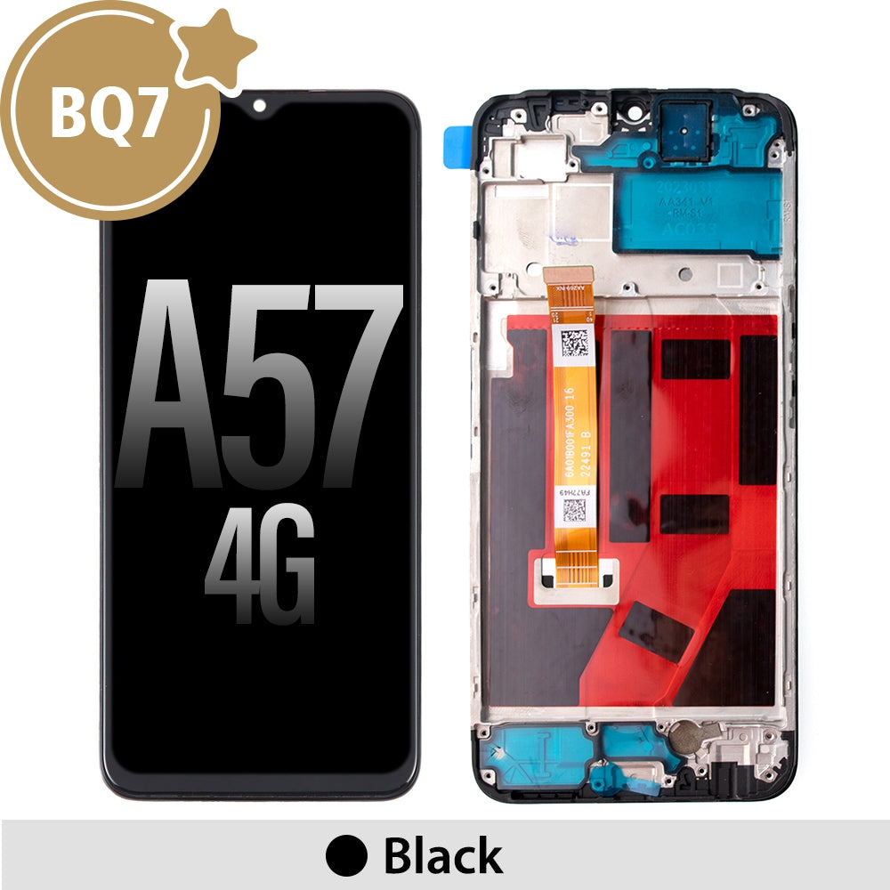 BQ7 LCD Assembly Replacement with Frame for OPPO A57 4G (As the same as service pack, but not from official OPPO)