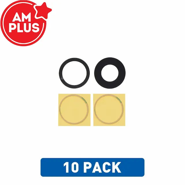 AMPLUS Rear Camera Lens Glass Only for iPhone 17 (Pack of 10)