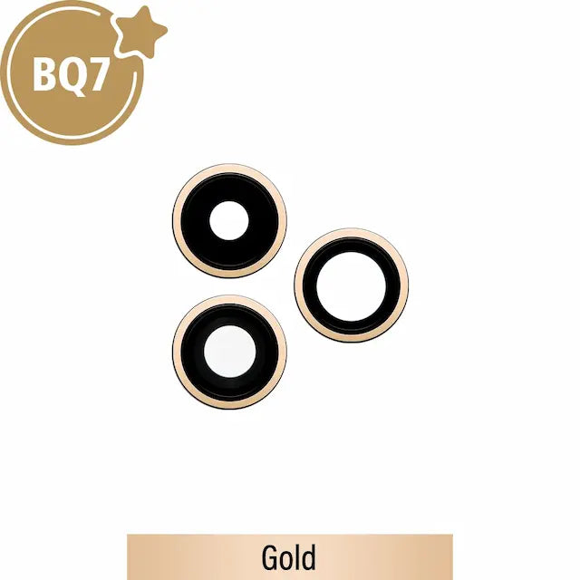 BQ7 Rear Camera Lens With Bracket for iPhone 13 Pro / 13 Pro Max-Gold