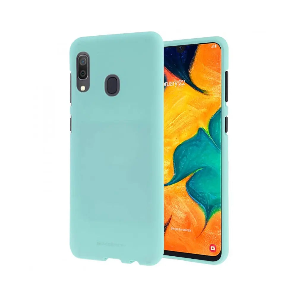 Mercury Soft Feeling Jelly Cover Case for Samsung Galaxy A20 A30-Pink