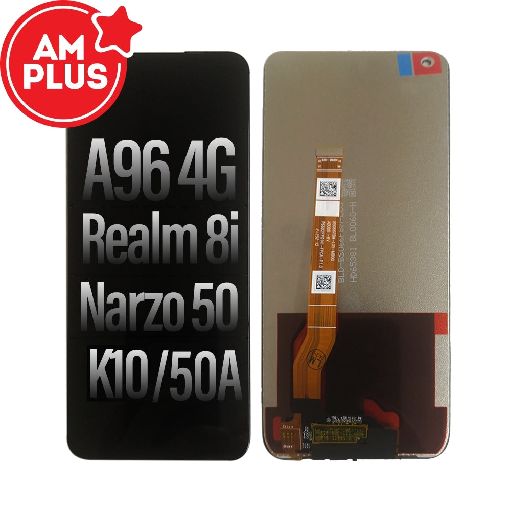AMPLUS LCD Screen Digitizer Replacement for OPPO A96 4G / Realme8i / Narzo 50 / 50A / K10