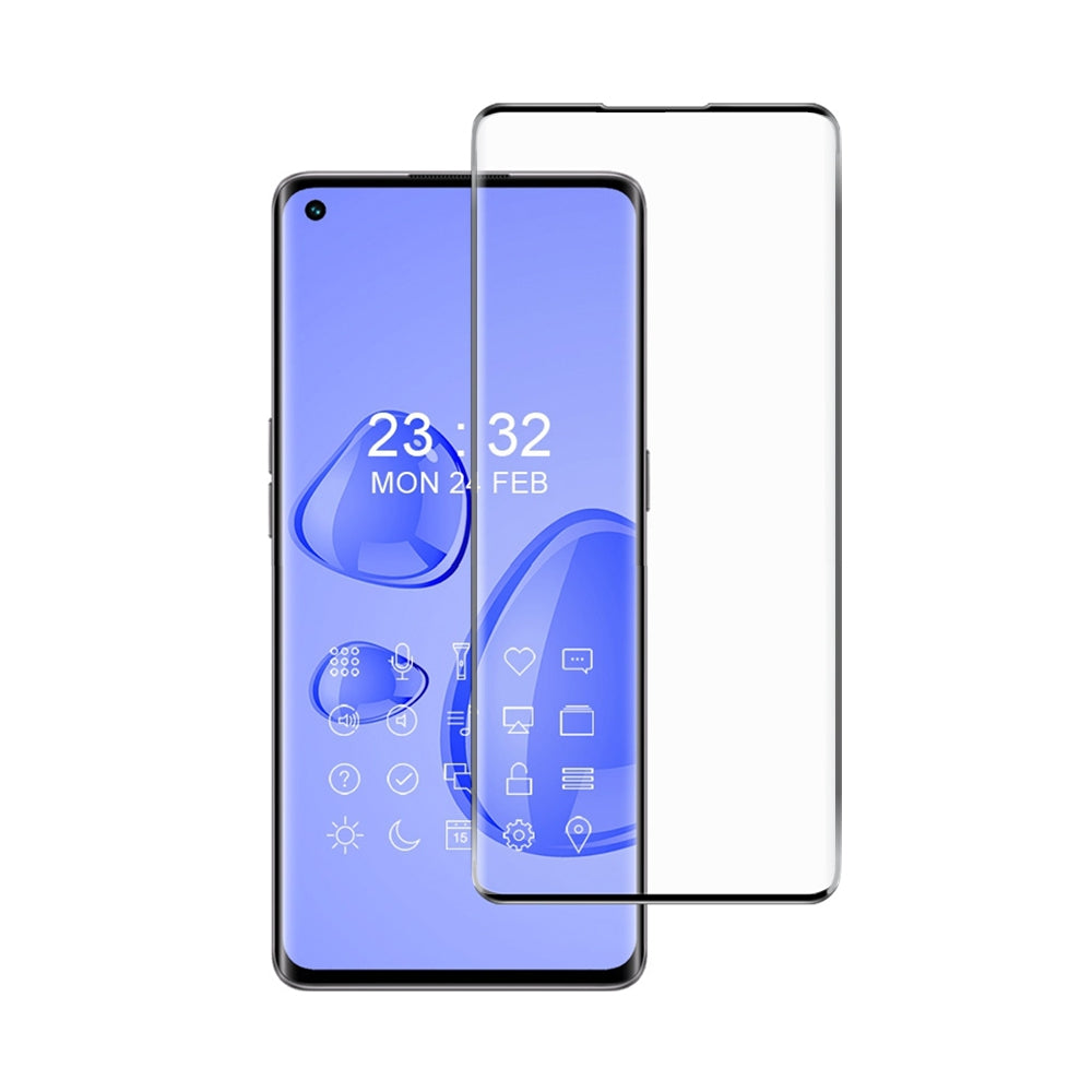 3D Full Coverage Tempered Glass Screen Protector for Oppo Reno6 Pro 5G / Reno5 Pro 5G / Reno4 Pro 5G / Reno3 Pro 5G / OnePlus 8