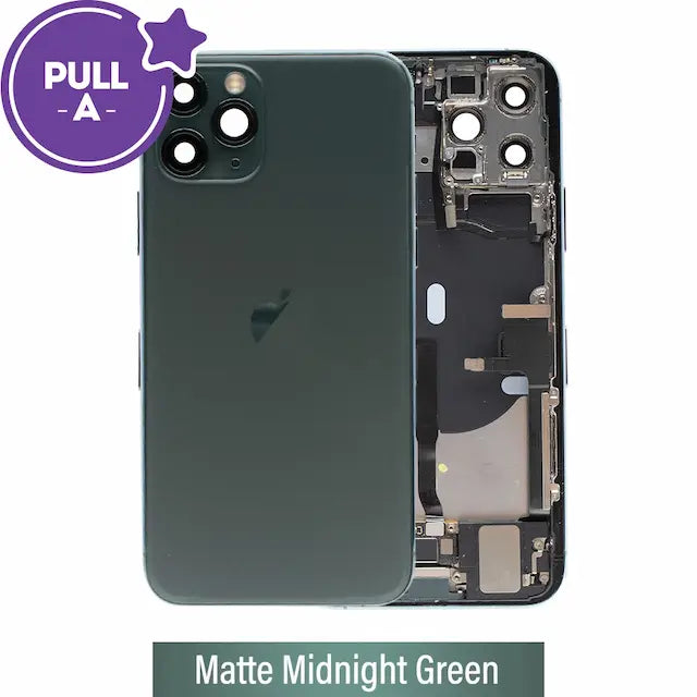 Rear Housing with Full Set Parts for iPhone 11 Pro-Matte Midnight Green (PULL-A)