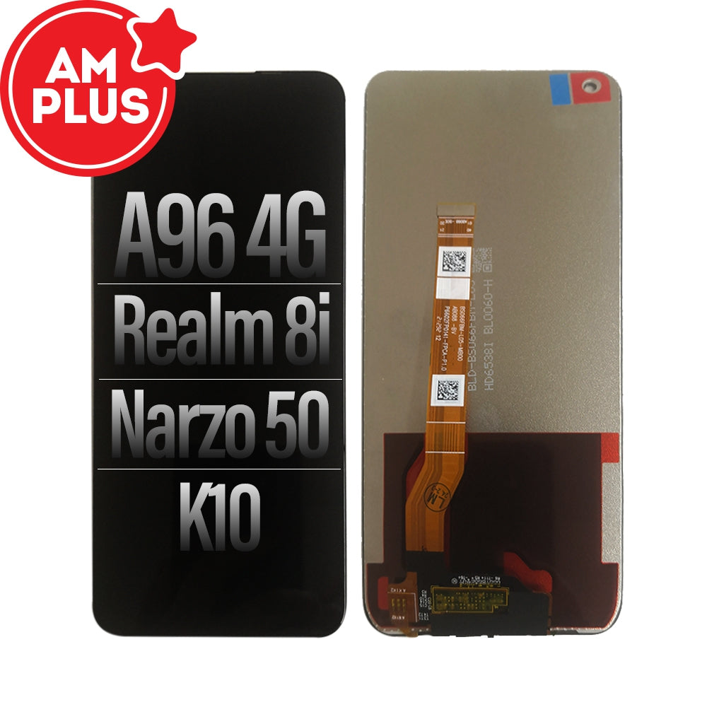 AMPLUS LCD Screen Digitizer Replacement for OPPO A96 4G / Realme8i / Narzo 50 / 50A / K10