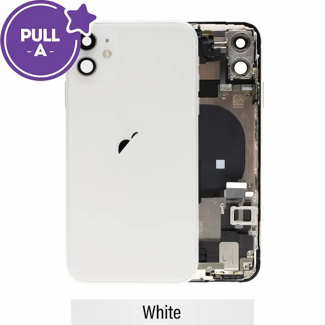 Rear Housing with Full Set Parts for iPhone 11-White (PULL-A)