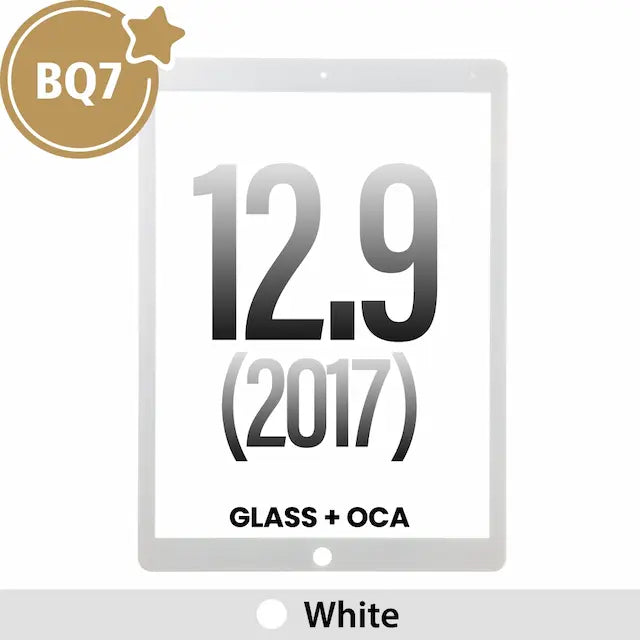Front Screen Outer Glass With OCA for iPad 12.9 (2017) (BQ7)-White