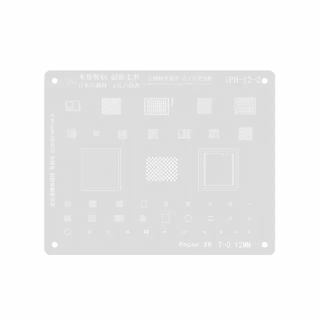 MiJing High Precision BGA Reballing Stencil for iPhone XR
