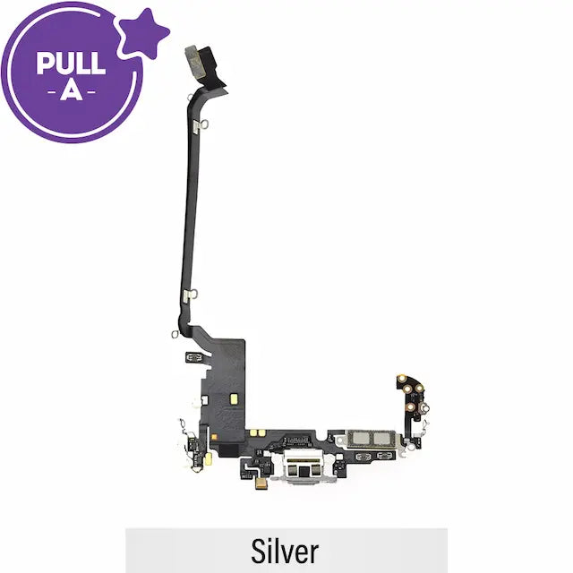 Charging Port for iPhone 17 Pro Max (International Version) (PULL-A)-Silver