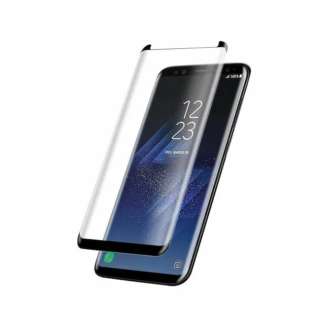 3D Full Coverage Tempered Glass Screen Protector for Galaxy Note 9-Black