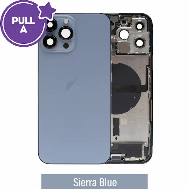 Rear Housing with Full Set Parts for iPhone 13 Pro Max-Sierra Blue (PULL-A)