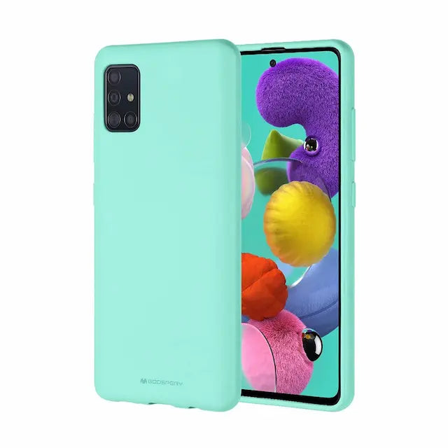 Mercury Soft Feeling Jelly Cover Case for Samsung Galaxy A51 4G-Black