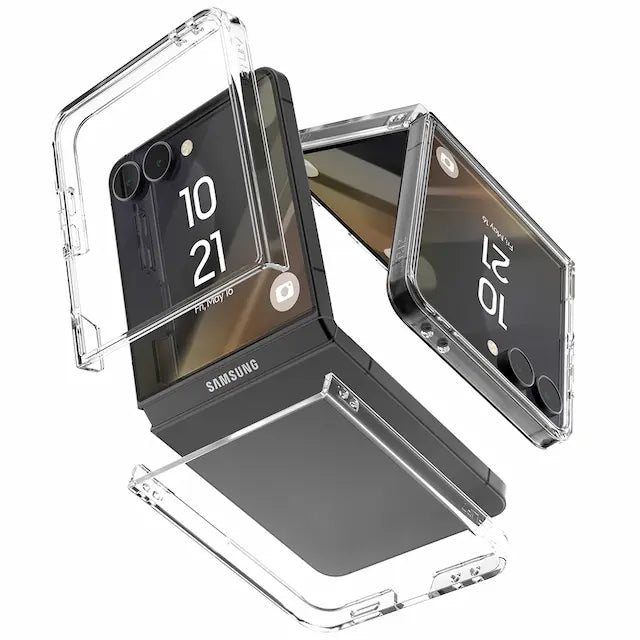 Mercury Clear Hard Case for Samsung Galaxy Z Flip 8