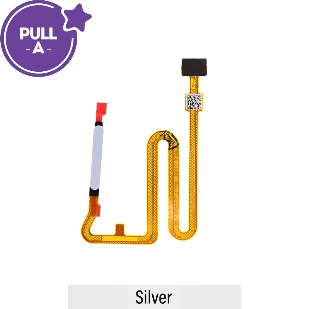 Fingerprint Reader with Flex Cable for Samsung Galaxy A14 5G A146P (PULL-A)-Silver