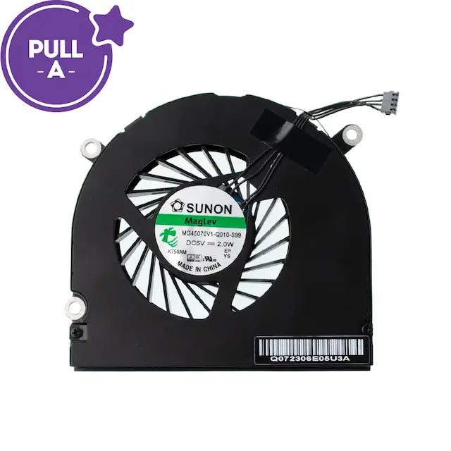 Right CPU Fan for MacBook Pro Unibody 17'' A1297 (2009-2011) (PULL-A)