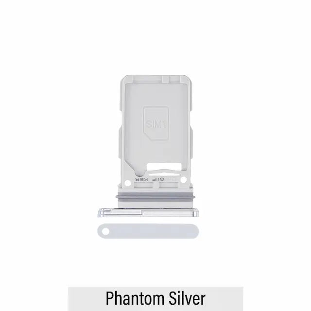 Single SIM Card Tray for Samsung Galaxy S21 Plus 5G G996-Phantom Silver