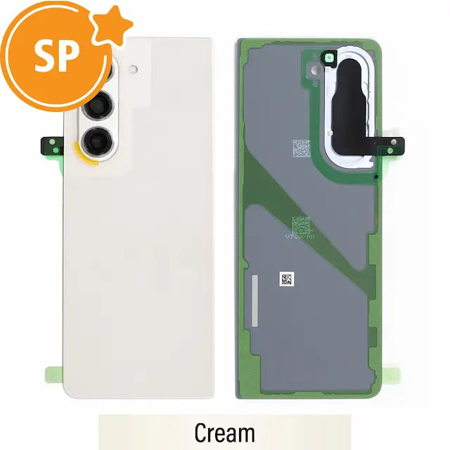 Rear Battery Cover For Samsung Galaxy Z Fold5 F946B GH98-48616B (Service Pack)-Cream