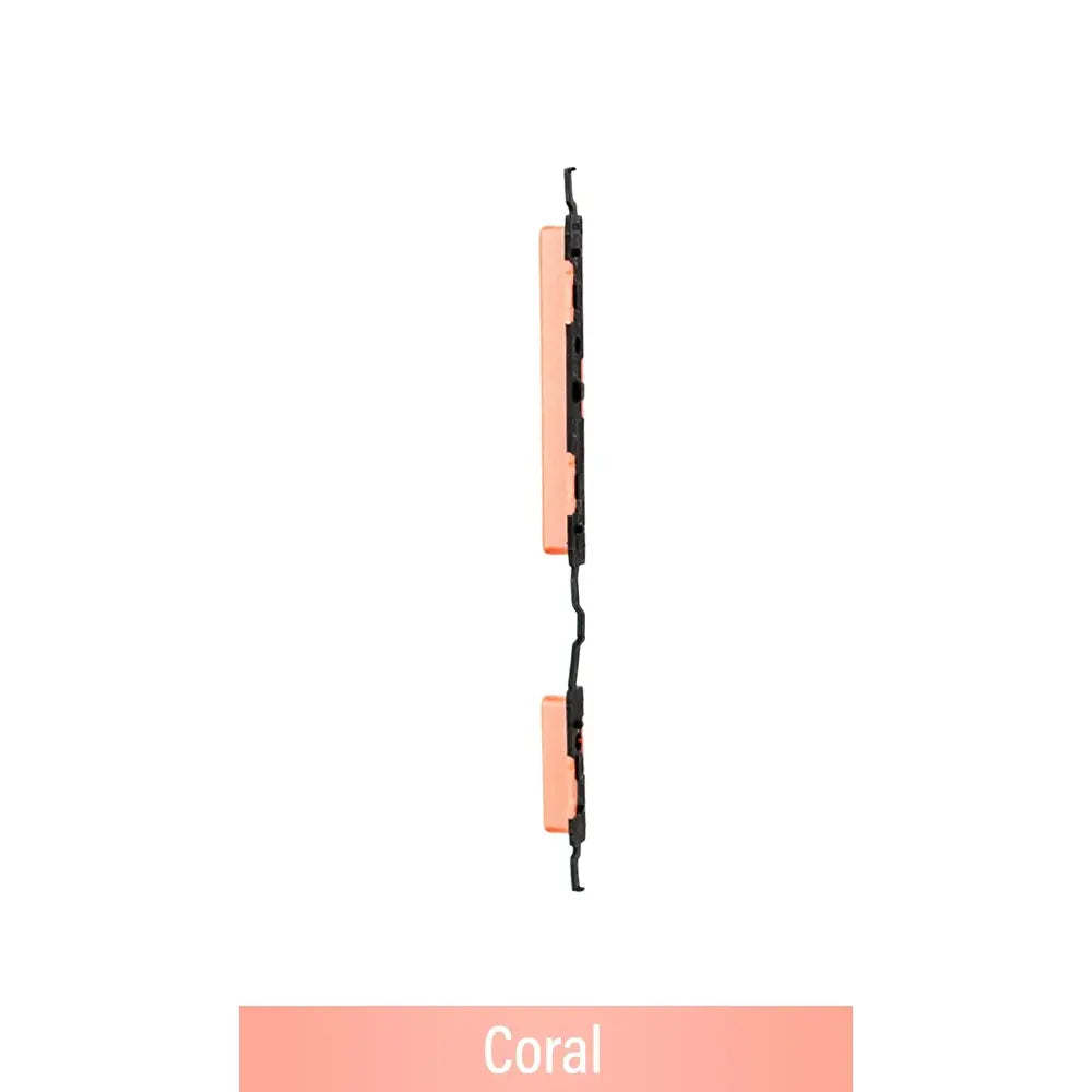 Power & Volume Button Set for Samsung Galaxy A20e A202F-Coral