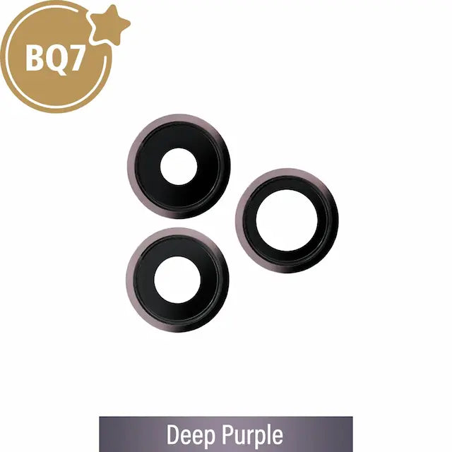BQ7 Rear Camera Lens With Bracket for iPhone 14 Pro / 14 Pro Max-Deep Purple