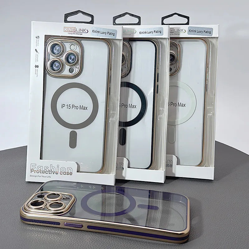 Kinglink Luxury Plating Case for iPhone 16 Plus