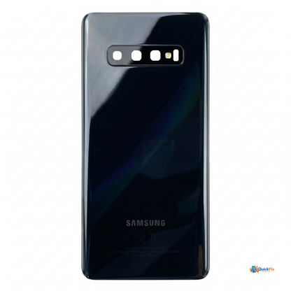 S10 Plus Back Glass - Ceramic Black - Quick Fix Mobiles